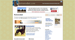 Desktop Screenshot of koirarodut.org