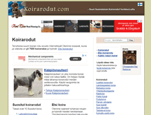 Tablet Screenshot of koirarodut.org